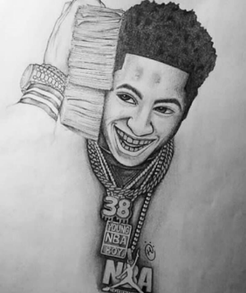 Nba Youngboy Drawing At Paintingvalleycom Explore