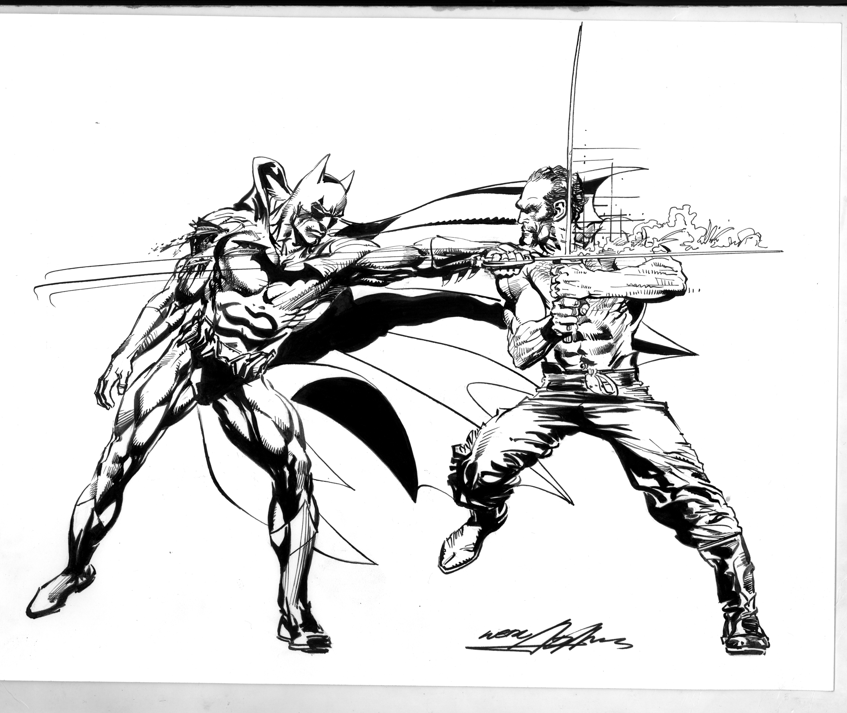 2793x2350 Hero Complex - Neal Adams Drawing