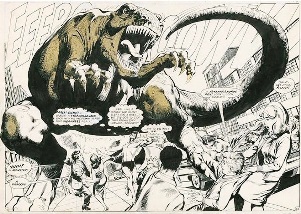 960x684 an interview with neal adams - Neal Adams Drawing