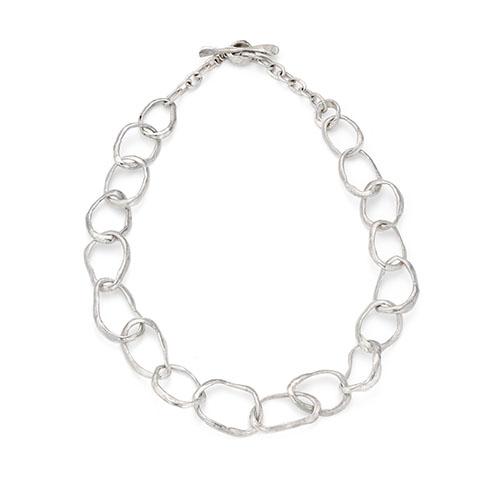 500x500 Stone Drawing Silver Necklace Polkadot Gallery - Necklace Drawing