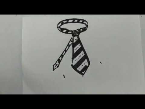 480x360 How To Draw A Necktie Free Online Drawing Classes For Kids - Necktie Drawing