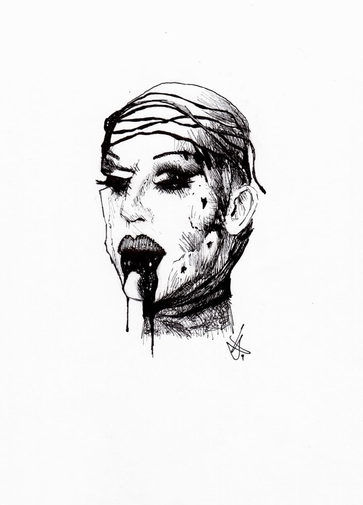 718x1000 Huge Collection Of 'needles Drawing' Download More Than Images - Needle And Thread Drawing