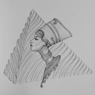 320x320 nefertiti - Nefertiti Drawing