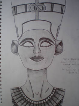 263x350 nefertiti drawing - Nefertiti Drawing