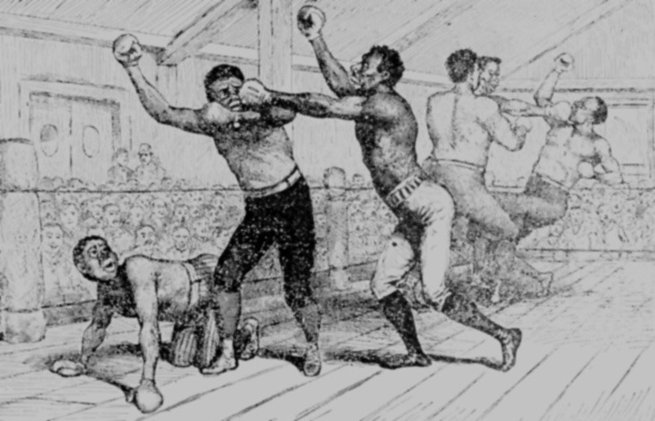 731x470 negro battle royal - Negro Drawing