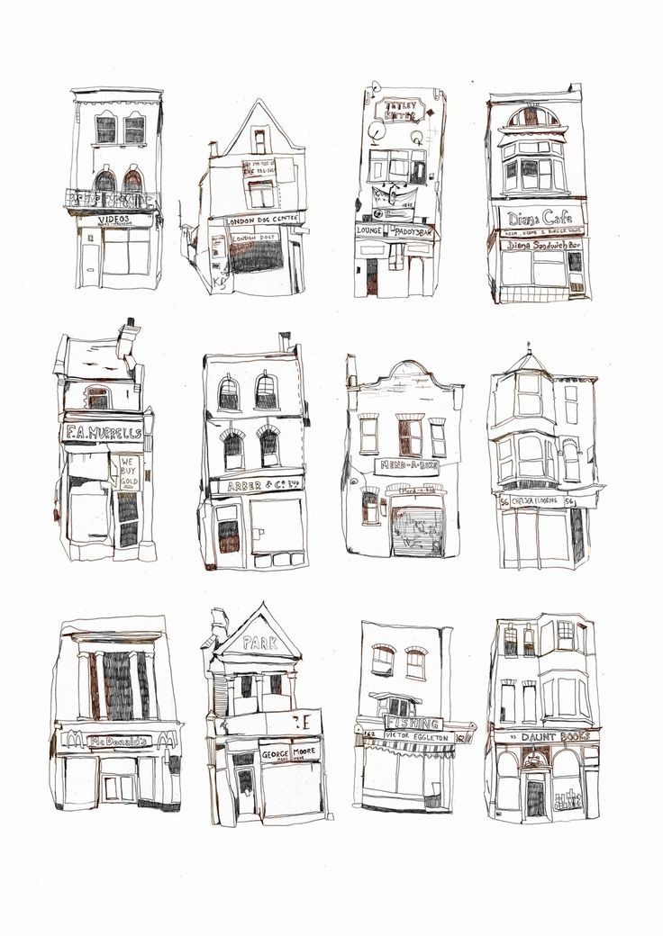 736x1040 great way to illustrate the architecture of a neighborhood - Neighborhood Drawing
