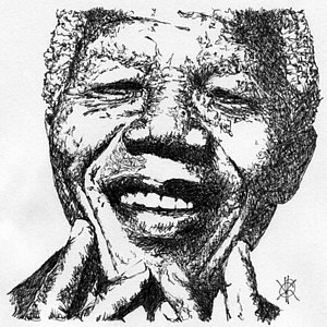 300x300 Nelson Mandela Drawings Fine Art America - Nelson Mandela Drawing