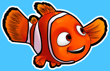 426x275 how to draw nemo from disney's finding nemo with easy step - Nemo Cartoon Drawing