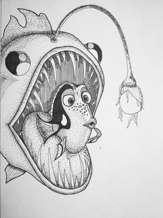 320x427 Inktober - Nemo Drawing