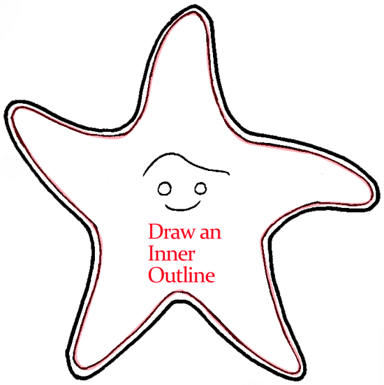 550x552 How To Draw Peach From Finding Nemo With Easy Step - Nemo Outline Drawing