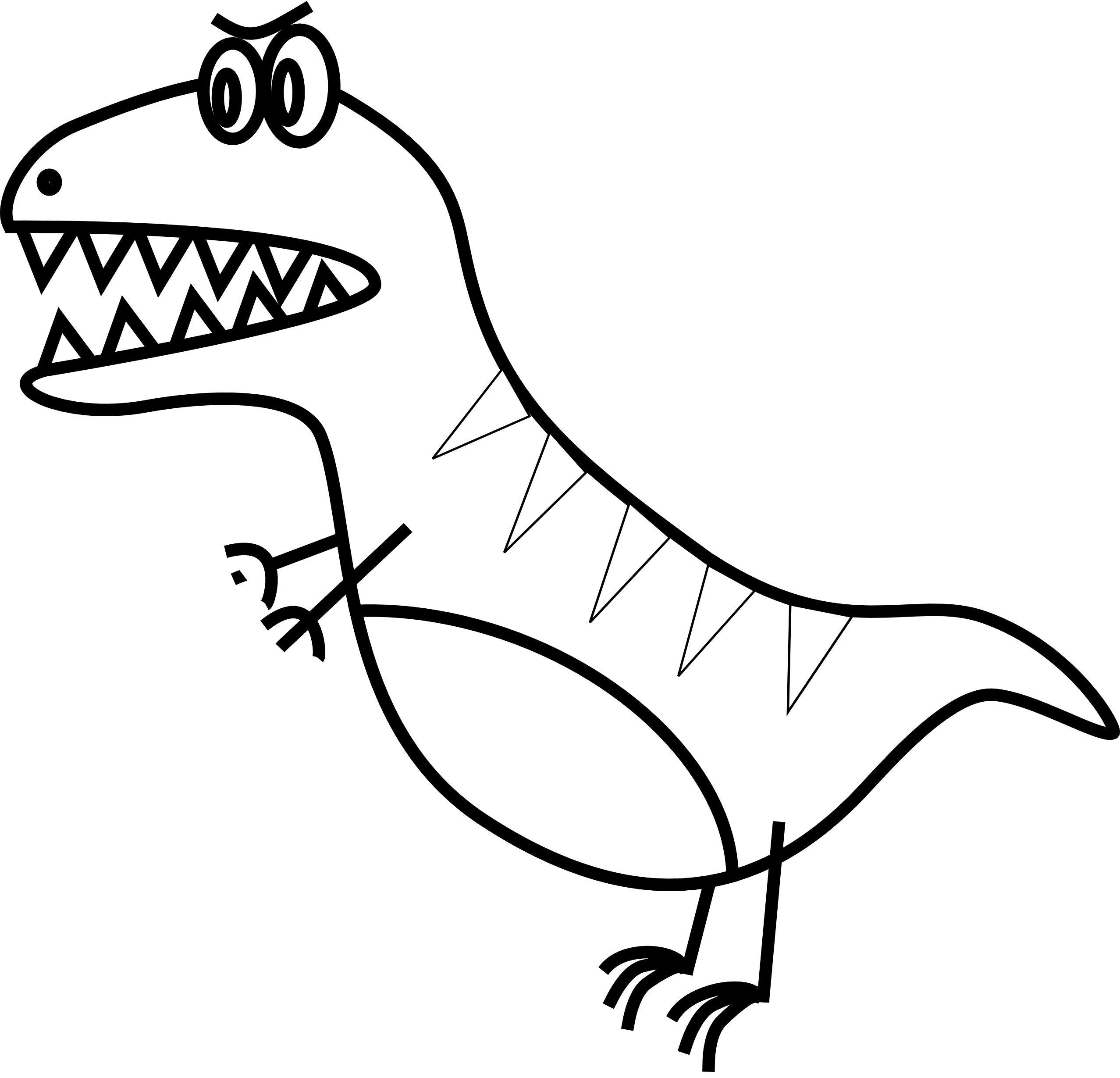 2555x2458 Nemo Clipart Black And White For Free Download And Use - Nemo Outline Drawing