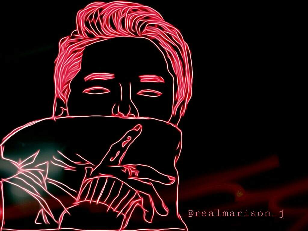1024x768 neon drawing dean amino - Neon Drawing