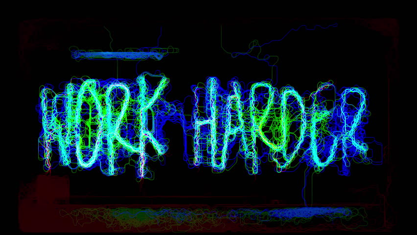 852x480 line drawing colorful neon lights billboard - Neon Light Drawing