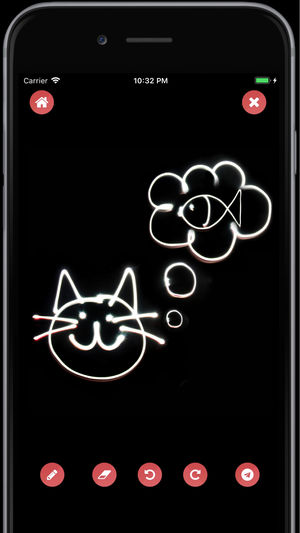 300x533 drawing pad - Neon Light Drawing