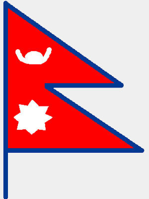300x400 nepal's mathematical flag - Nepal Drawing