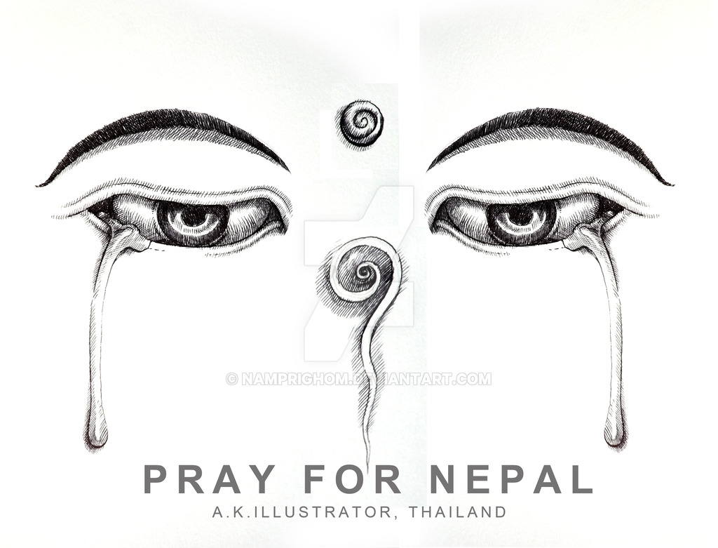1024x781 prayfornepal - Nepal Drawing