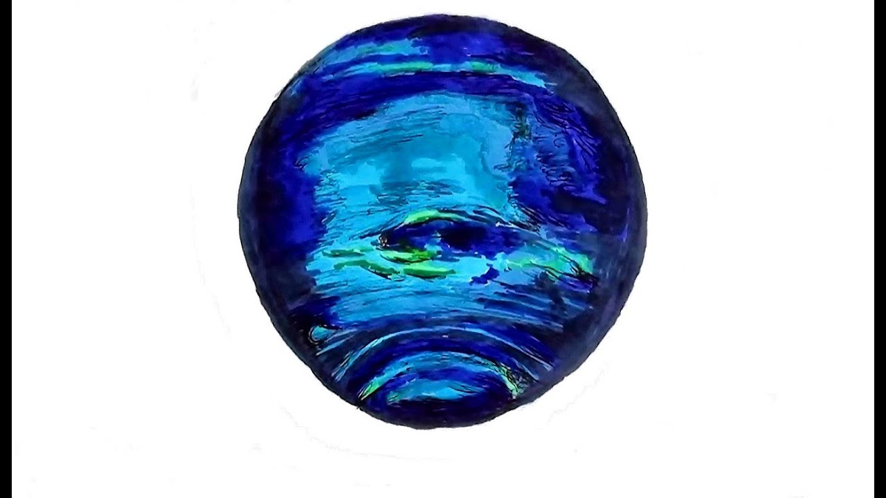 1280x720 How To Draw Neptune - Neptune Drawing