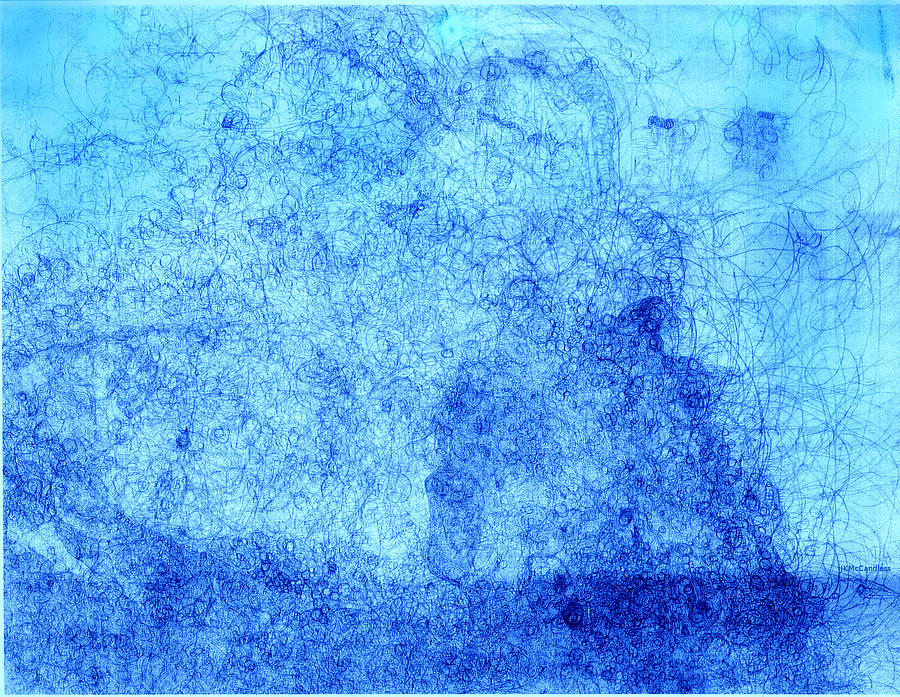 900x697 Neptune The Wave Drawing - Neptune Drawing