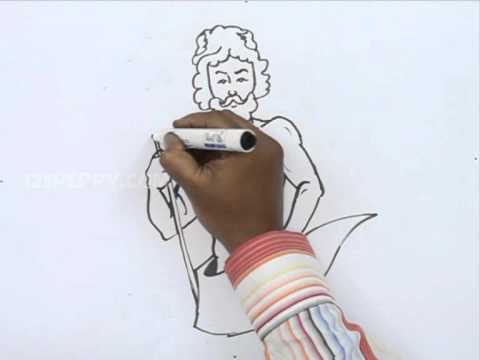 480x360 How To Draw A Cartoon Neptune - Neptune God Drawing