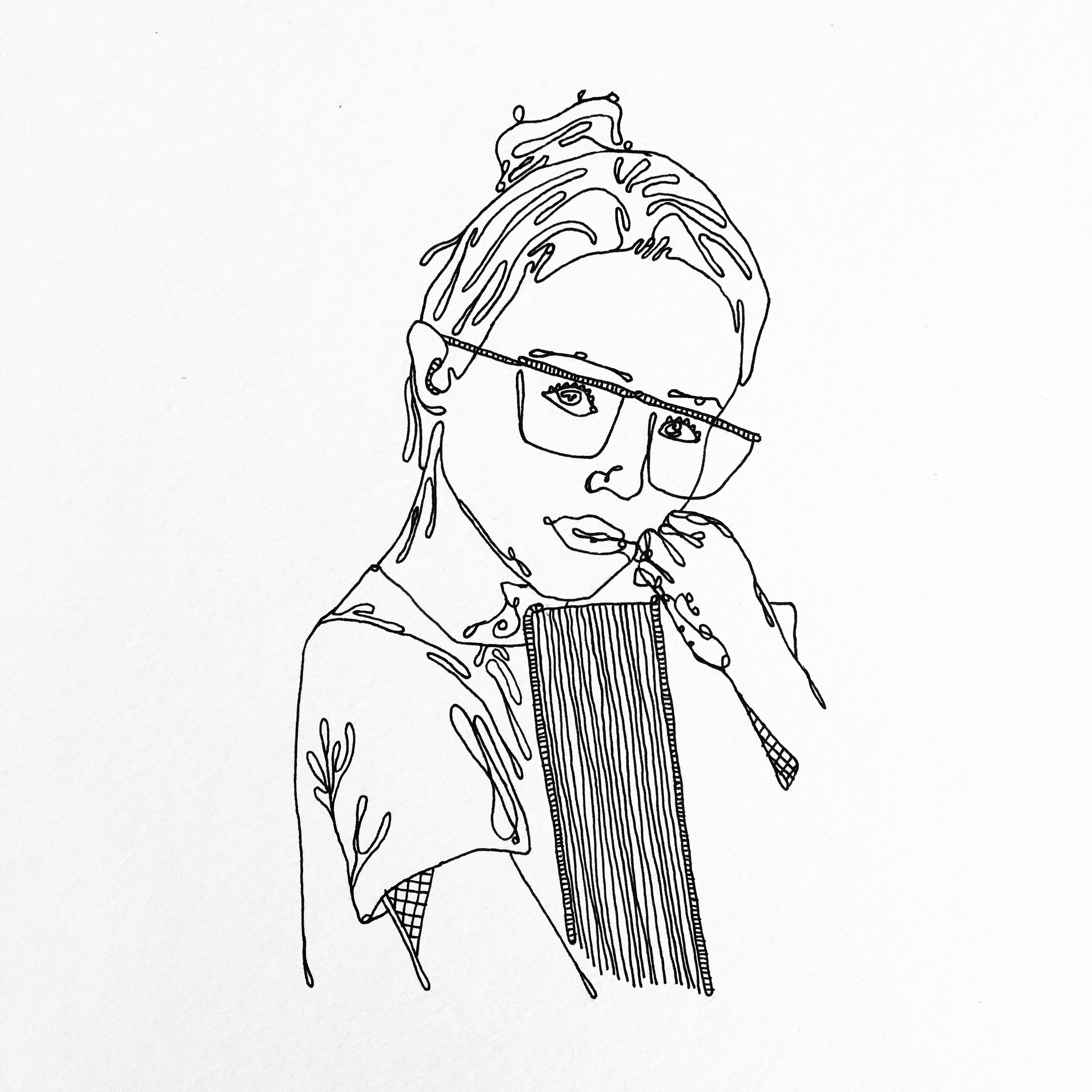 3024x3024 nerd - Nerd Drawing