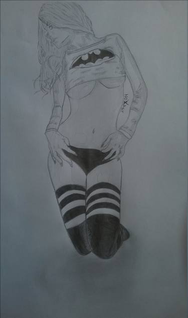 375x634 nerd girl drawing - Nerd Drawing