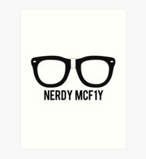 210x230 nerdy glasses drawing art prints redbubble - Nerd Drawing