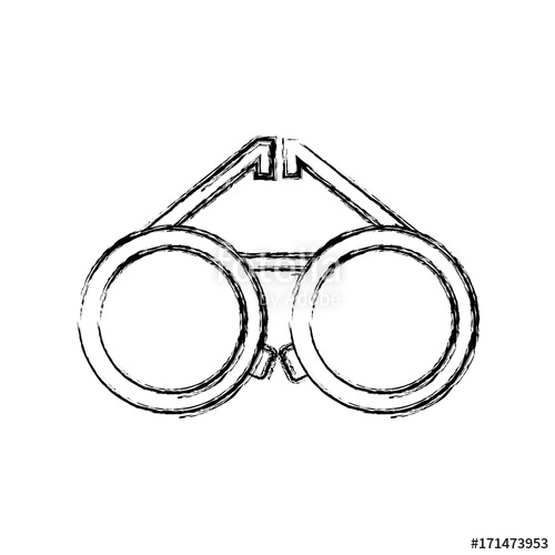 500x500 nerd glasses isolated icon vector illustration graphic design - Nerd Glasses Drawing