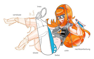 320x204 I Also Did A Step - Nerdy Girl Drawing