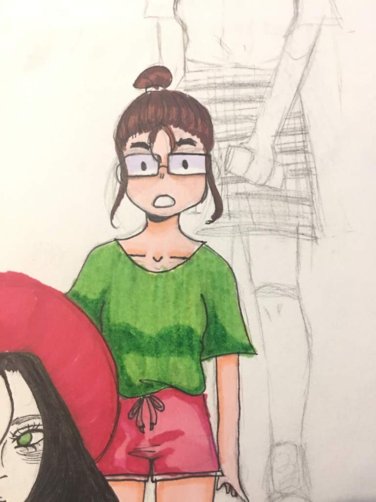 768x1024 my cute little nerd girl sketch art amino - Nerdy Girl Drawing