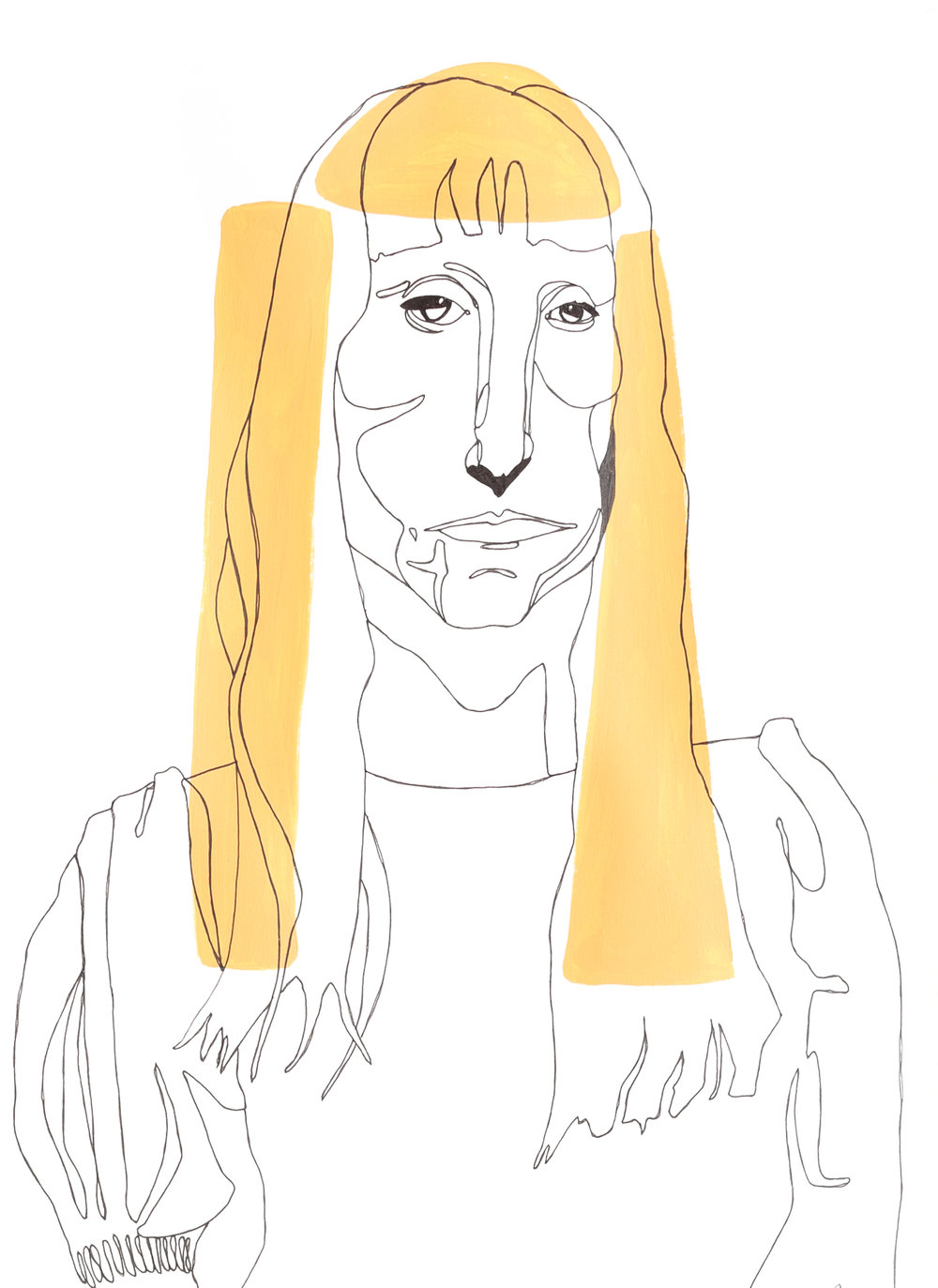 1000x1373 Nerdy Girl Branca Cuvier - Nerdy Girl Drawing