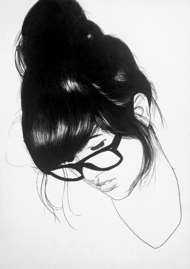375x530 Nerdy Girl Drawing - Nerdy Girl Drawing
