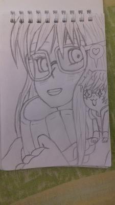 225x400 Cute Nerdy Girl - Nerdy Girl Drawing