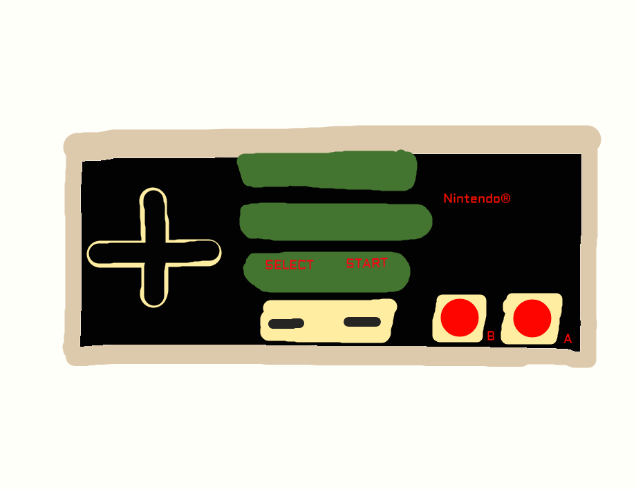 920x708 nes controller - Nes Controller Drawing