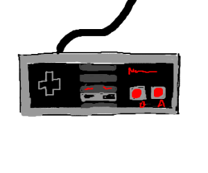 300x250 nes controller drawing - Nes Controller Drawing