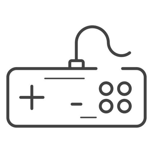 512x512 nes gamepad stroke icon - Nes Controller Drawing
