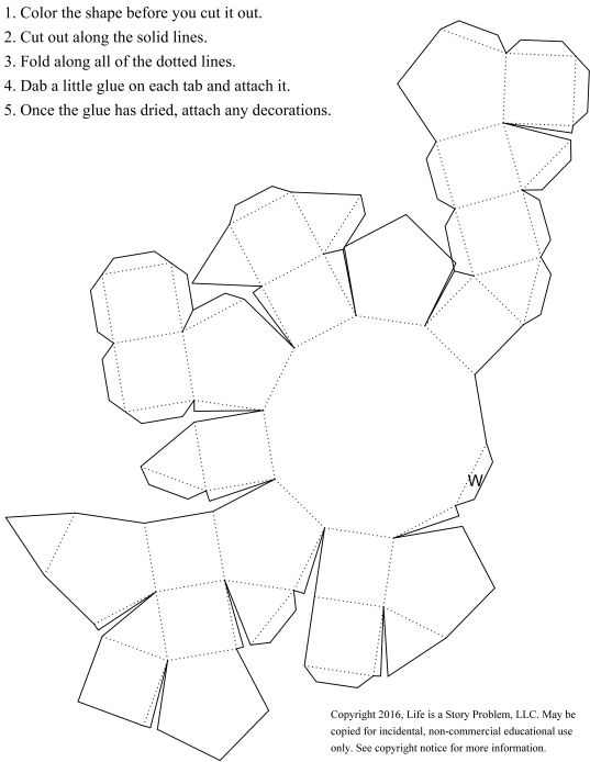 537x694 Geometric Nets Project Book - Net Drawing