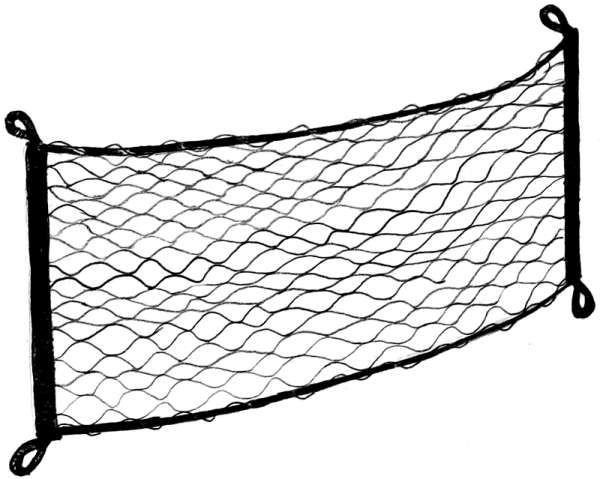 600x479 side pocket or trunk net - Net Drawing