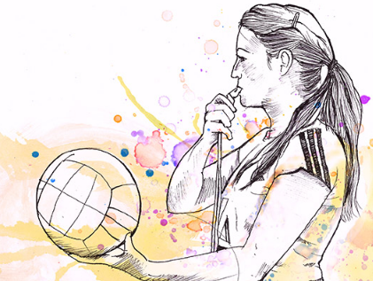 421x317 Netball Manawatu - Netball Drawing