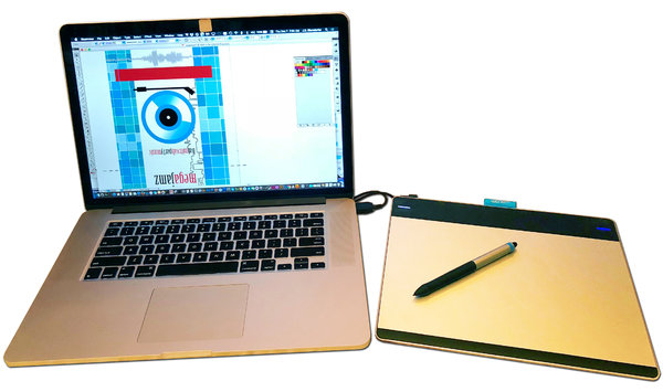 600x355 drawing on the desktop - Netbook Drawing