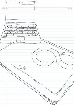 250x353 fujitsu netbook - Netbook Drawing