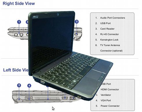 490x386 msi amd neo powered netbooks hit fcc - Netbook Drawing
