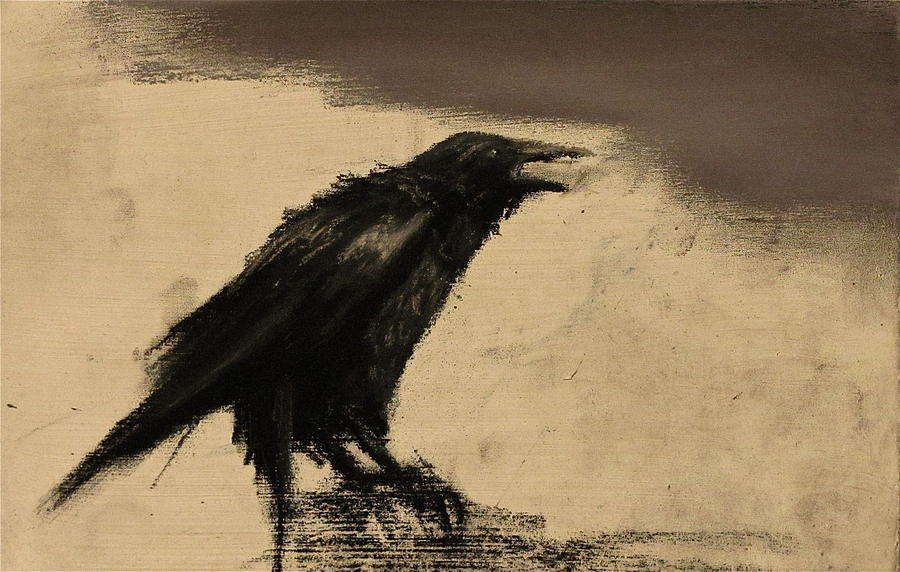 900x572 Never More Drawing - Nevermore Drawing
