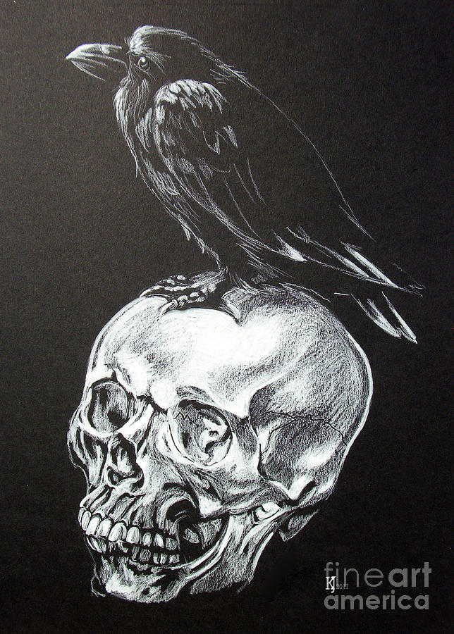 644x900 Nevermore Drawing - Nevermore Drawing