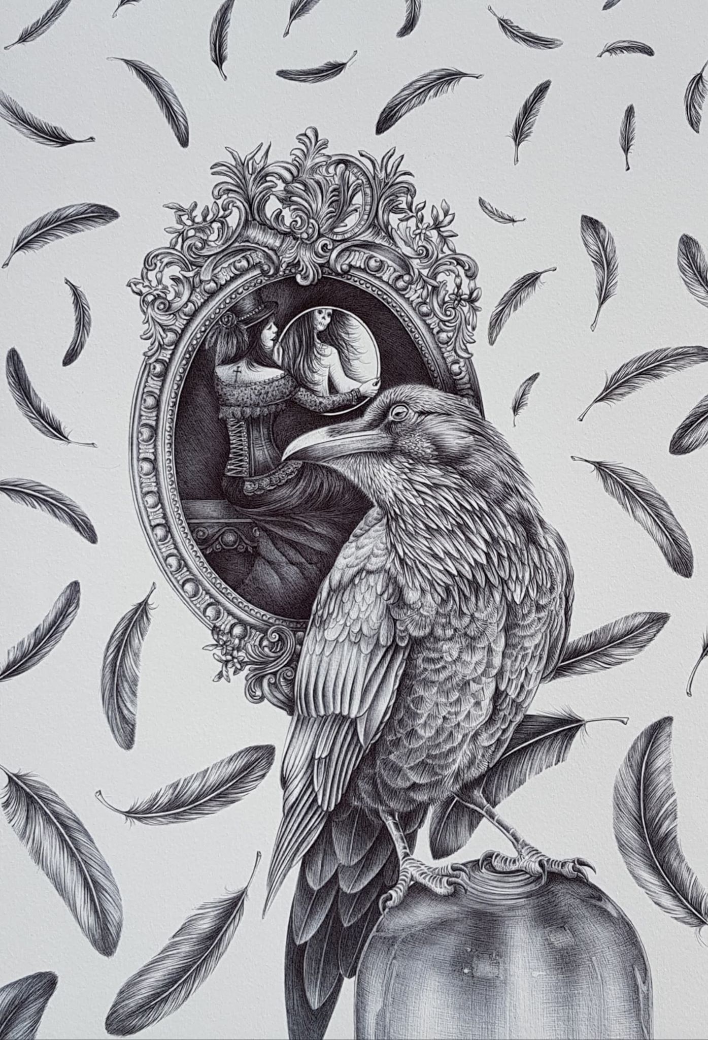 1395x2048 Nevermore Inverarity Gallery - Nevermore Drawing