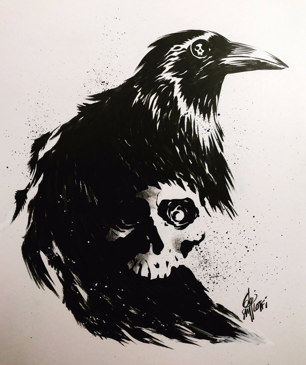 1007x1200 Sam Lotfi - Nevermore Drawing