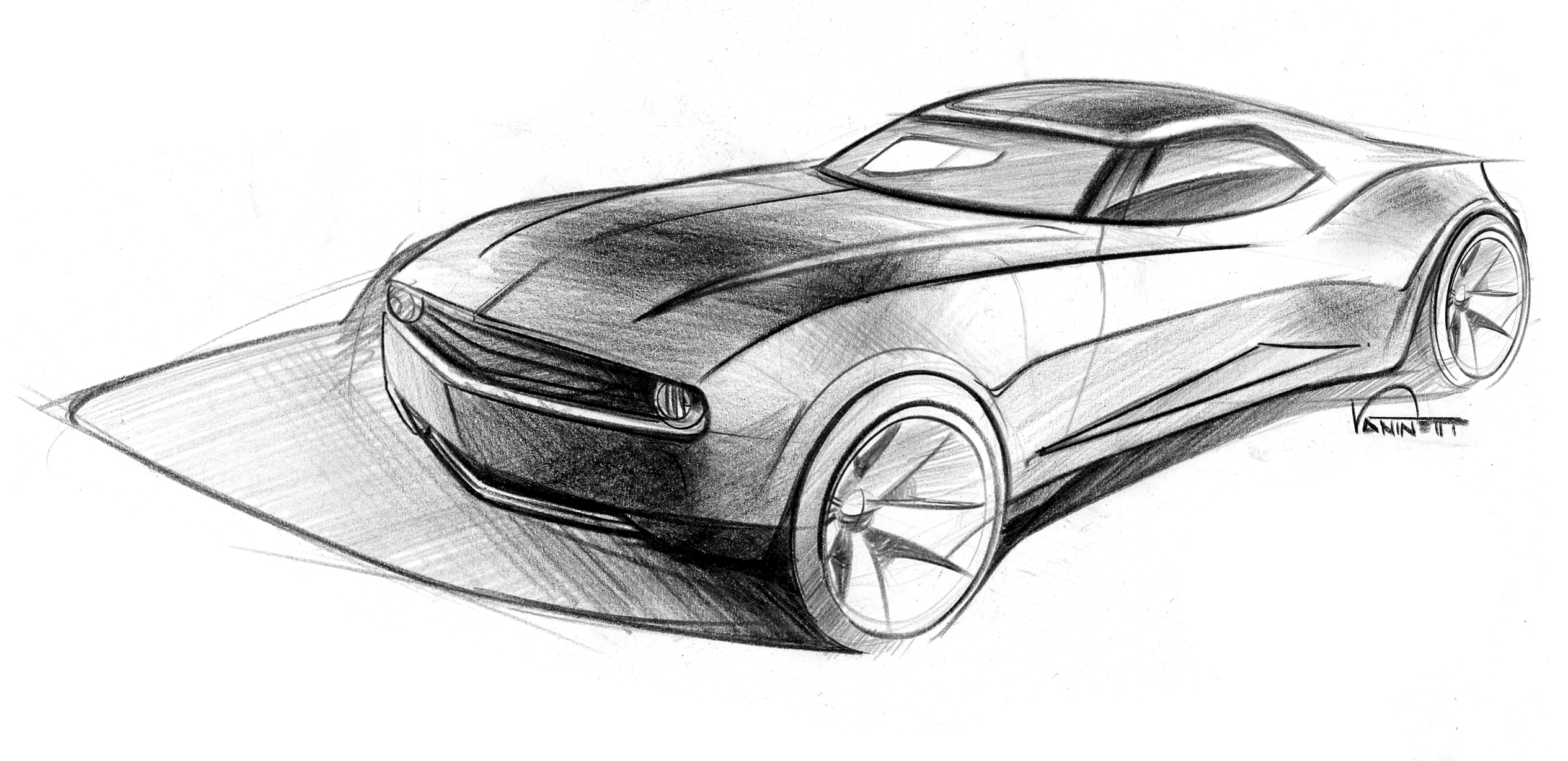 2529x1227 Muscle Cars Sketchploration - New Car Drawing