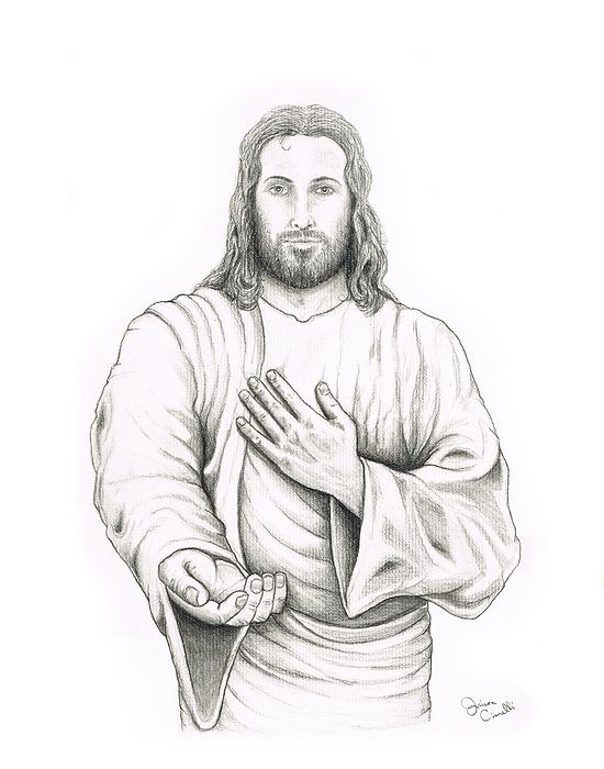 550x700 This New Drawing Of Jesus Christ Was Created With Charcoal - New Drawing Of Jesus