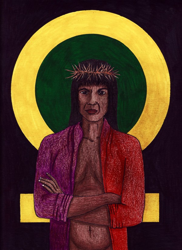 600x825 New Jesus Icon Drawing - New Drawing Of Jesus