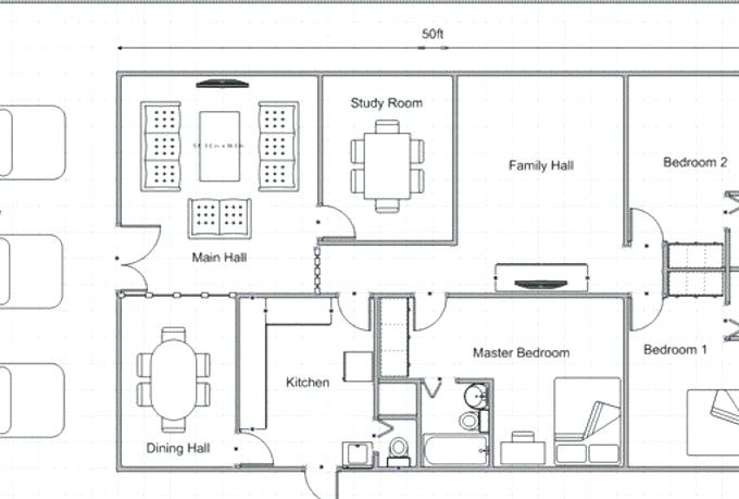 680x459 Simple House Plans Free Basic House Plan Drawing New Easy Drawing - New Easy Drawing