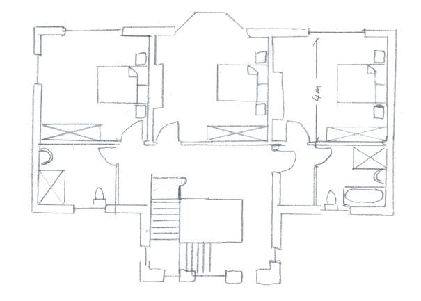 605x433 drawing house plans drawing house plans house plan sketch how - New Home Drawing